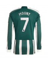 Manchester United Mason Mount #7 Venkovní Dres 2023-24 Dlouhý Rukáv
